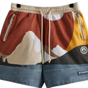 Kith Columbia Fleece Short - Sanguine - large